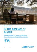 Cover picture In the Absence of Justice